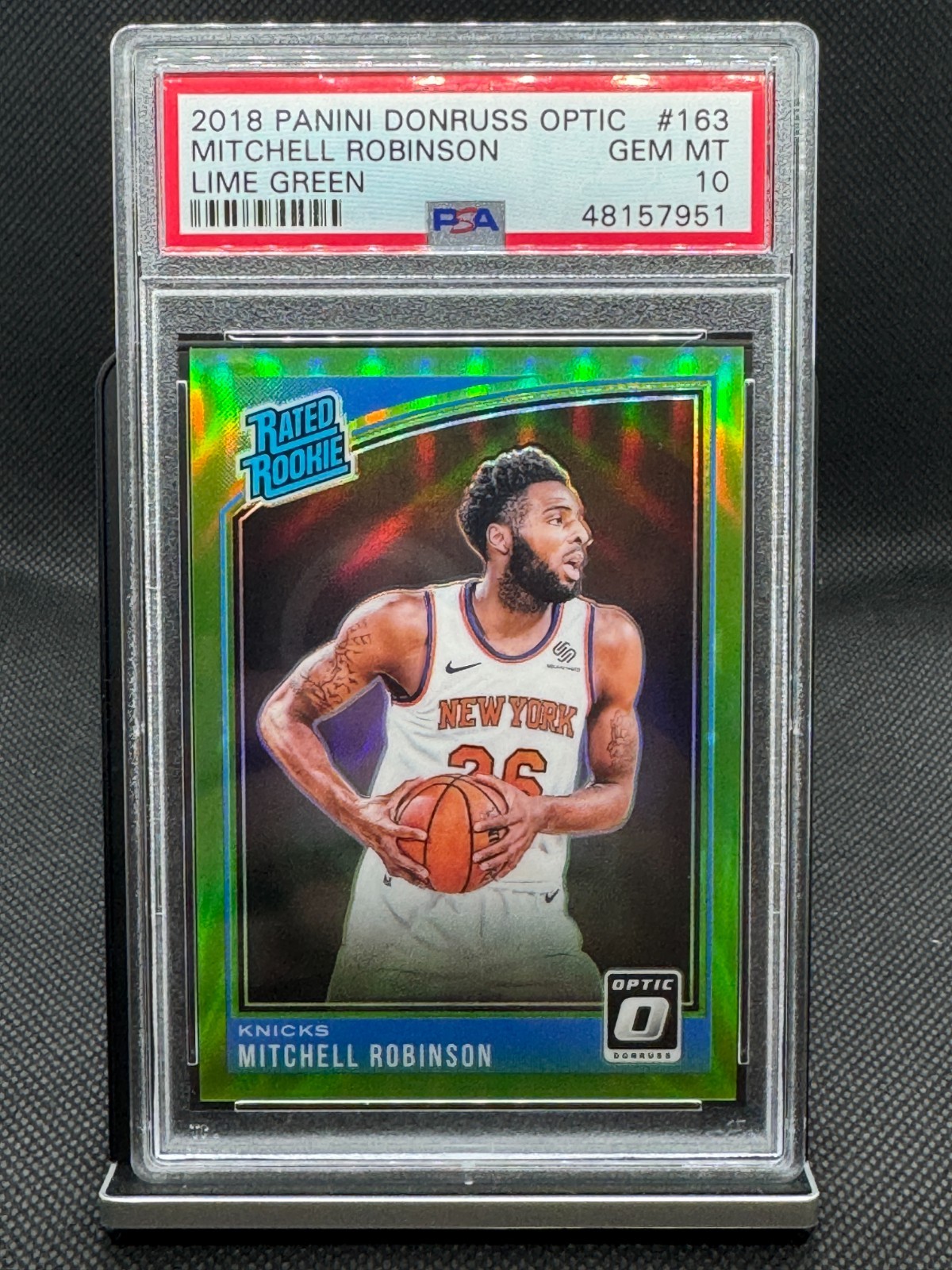 2018-19 Optic MITCHELL ROBINSON Lime /149 PSA 10 RC