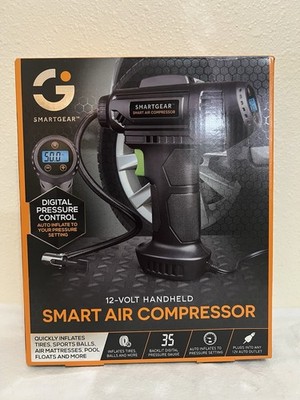 G Smartgear 12 Volt Handheld Portable Smart Air Compressor DC Powered- Brand New