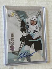 2021-22 Spx Auto Yanni Gourde Seattle Kraken