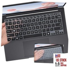 2 PCS Keyboard Cover Skin for ASUS Vivobook S 14 OLED Laptop M5406 Black Clear