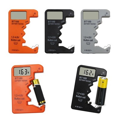 Batterietester LCD Display Digitaler Batteriespannungstester Universal für