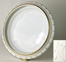 Antico Ceramica Ciotola Oro signiert Um 1900 P856