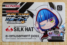 SHIPS FROM USA Konami e-AMUSEMENT PASS Card DDR BPL S4 SILK HAT