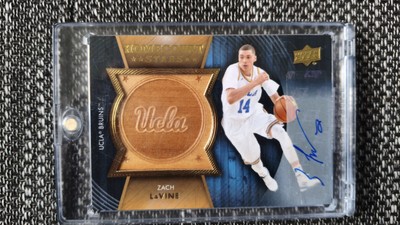 2014 Upper Deck Letterman Zach Lavine Homecourt Stars ROOKIE AUTO (UCLA Bruins)