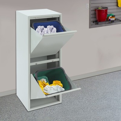 Mülleimer Schrank Double Tilt Out Trash Cabinet | Waste & Recycling Cabinet