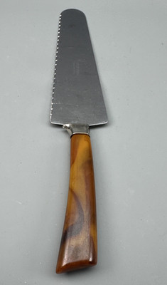 Frontier Forge Stainless Steel Serrated Cake Pie Server Bakelite #1