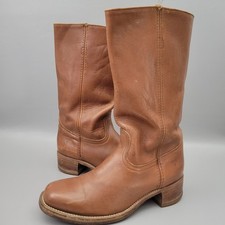 Vintage Frye Campus Boots Pull-Up Mens Size 1...