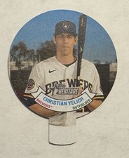 2021 Topps Heritage - 1972 Topps Candy Lid Christian Yelich #12 of 25