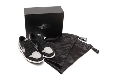 Jordan 1 Retro Low OG Swarovski Stealth Women's US 5.5 / EU 36 Limited 1000Pairs