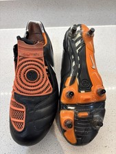 Nike Total 90 Laser 2, K-SG, Black/Orange Blaze, Football Boots, UK 7, US 8,BNIB