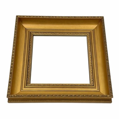 Vintage Bombay Company Ornate Gold Gilt Square Wall Mirror 15 