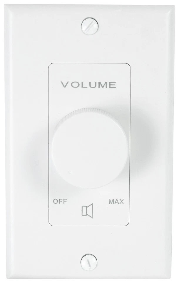 Rockville 2-Room Home Audio Receiver Amp+(4) 5.25" Wall Speakers+Wall Controls - Image 4 of 4