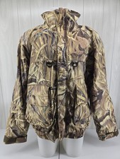Cabela s Gore-tex Advantage Wetlands Camo Hunting Jacket Men s XL TALL NO HOOD