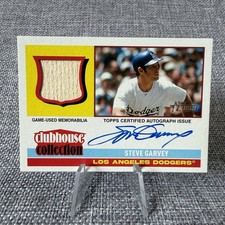2025 Topps Heritage Clubhouse Collection Steve Garvey Game Used Relic Auto /25