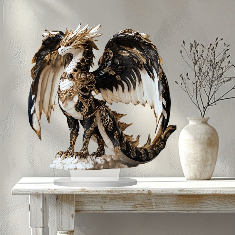 Safari Woodland Dragon Figur – 14,6 Cm, Handbemalt, Ungiftig & BPA-frei, Für Kinder Ab 3 Jahren