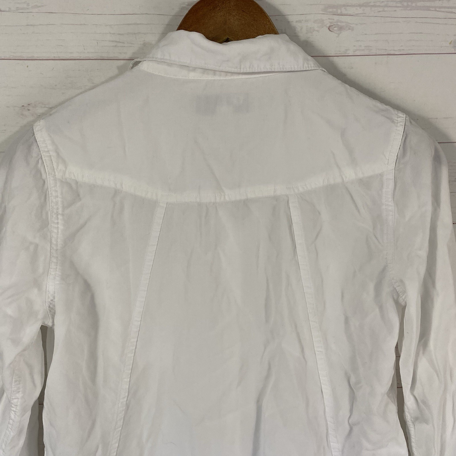 Thread + Supply Womens White Button Front Blouse … - image 4