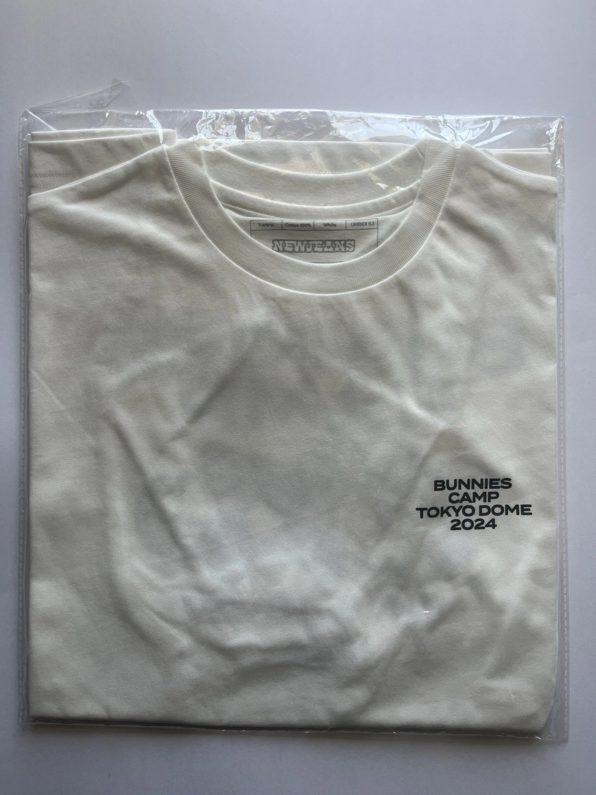 NewJeans Bunnies Camp 2024 Tokyo Dome merch T Shirt White Size L
Opens in a new window or tab