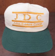 VTG John Deere Credit Tractor Green Yellow Farm trucker cap hat