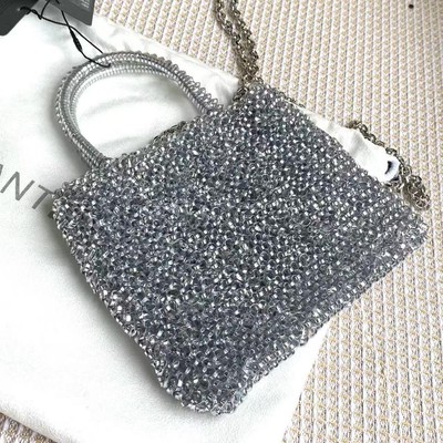 バッグ ANTEPRIMA STANDARD MINIATURA Argento 361 ANTEPRIMA Standard Miniatura Wire Bag Silver New From Japan | eBay