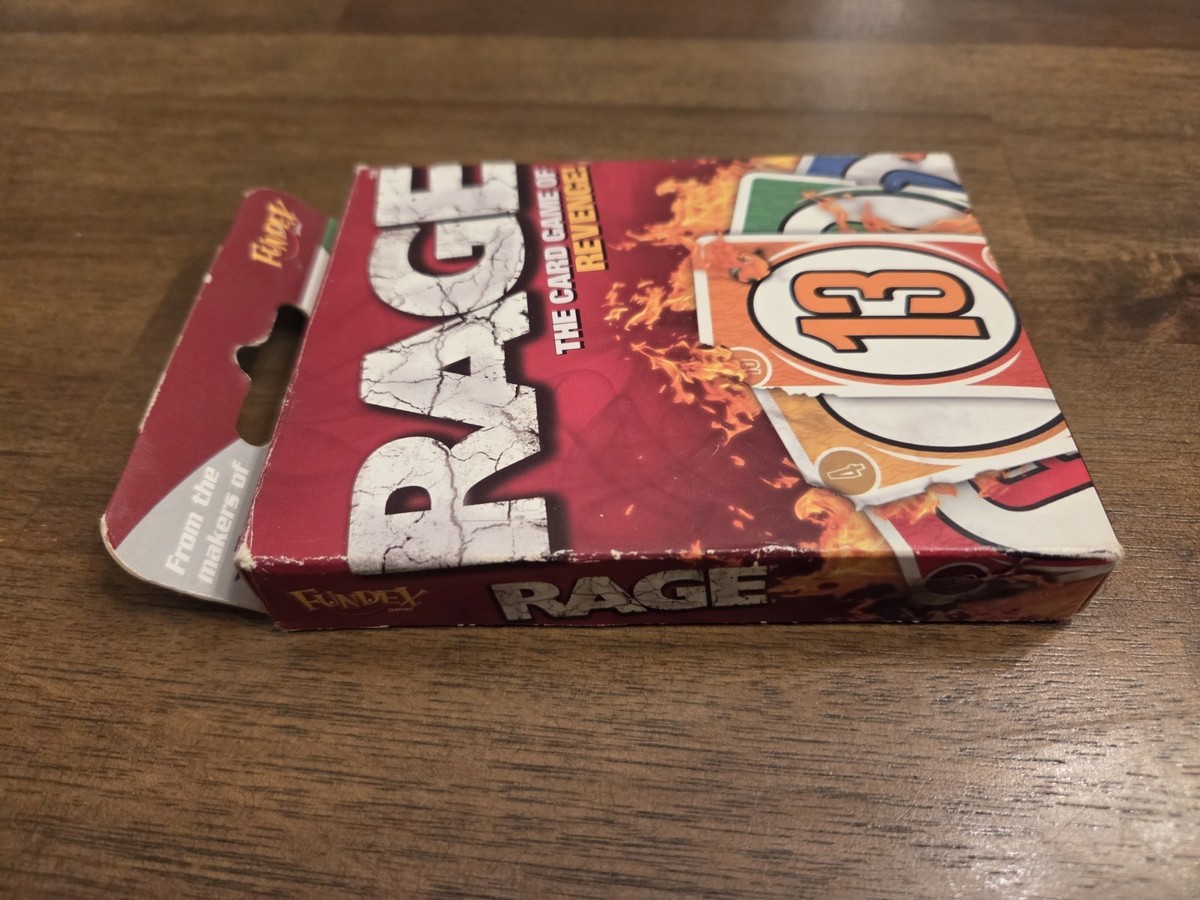 2010 Rage Card Game Of Revenge 100 Complete Preowned Fundex for