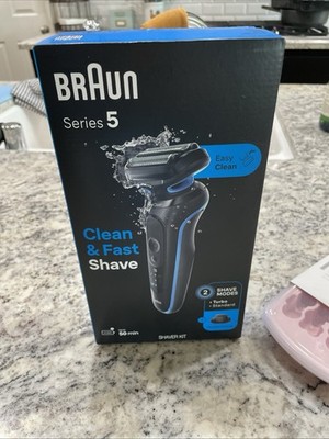 BRAUN SERIES 5 EASYCLEAN WATERPROOF CLEAN & FAST SHAVER KIT NEW MSRP $94.99
