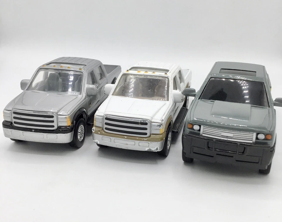 ❗️3❗️John Deere ERTL,(2)福特 F350-(1)机组驾驶室皮卡车-DieCast/塑料 — 第 2/4 张图片