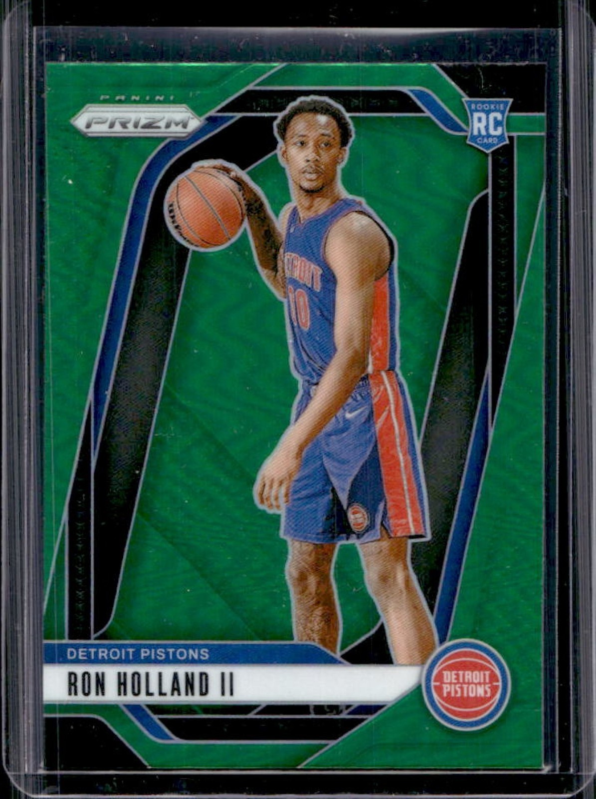 2024-25 Panini Prizm Ron Holland II RC Green Rookie #269 Pistons