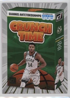 2023-24 Panini Donruss Crunch Time Press Proof Giannis Antetokounmpo #15 0q0