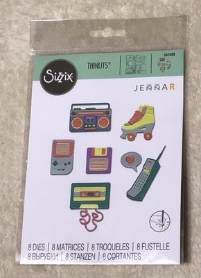 sizzix thinlits dies Retro Theme 