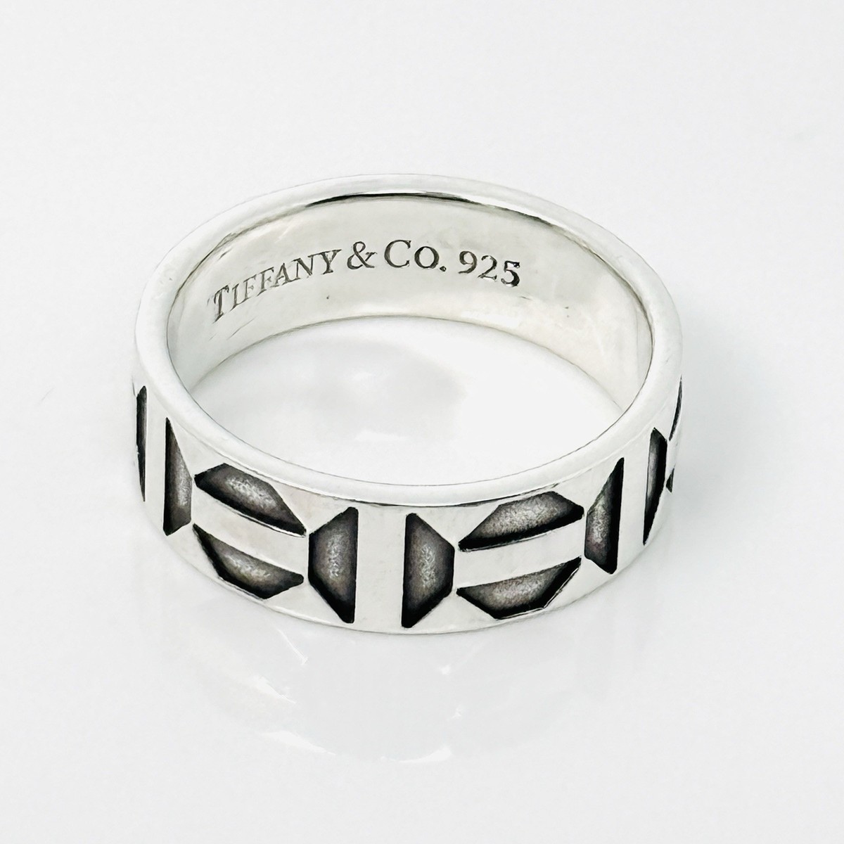 Size 9.5 Tiffany & Co Zellige Aztec Ring | Paloma Picasso | 925