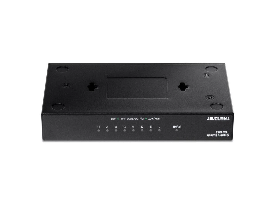 TRENDnet 8-Port Gigabit Desktop Switch, TEG-S83, 8 x Gigabit RJ-45 Ports, 16Gbps - Image 2 of 4