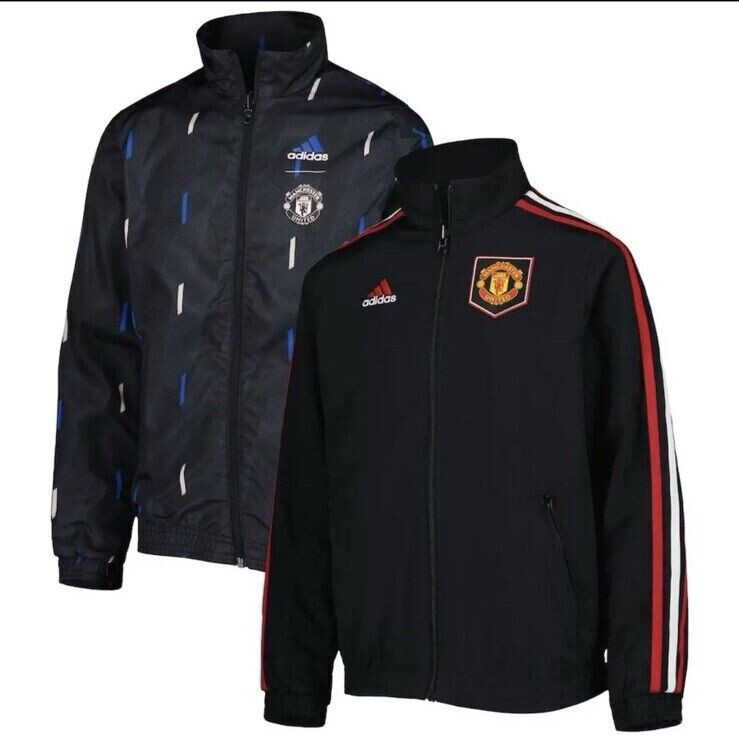 New Adidas Manchester United Reversible 2022/23 Anthem New Adidas Manchester United Reversible 2022/23 Anthem