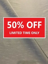 0.8m Laura Ashley Maya Dark Silver Faux Silk Lampshade Material 😊