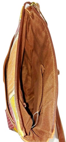 RELIC Canvas Geometric Purse Crossbody Shoulder Bag Colorful RLH5844101 - Picture 11 of 12