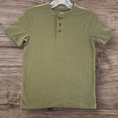 Gap Kids Boys Short Sleeve Tee Dusty Olive Heather T Shirt Sizes Medium Or Large