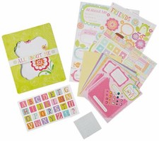 American Girl Crafts Mini Scrapbook Journal Kit for Girls, 266pc
