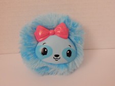 Moose Toys  Pikmi Pops  Blue Puff Plush w/Pink Bow