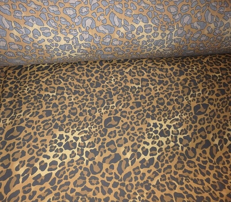 TELA ESTAMPADO ANIMAL ~ TAPICERÍA ESTAMPADO GUEPARDO / LEOPARDO / CORTINAS / MÁSCARA ~ POR Y Foto 2 de 4