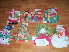 Christmas Diecuts Cutouts Vintage Decorations Eureka U Pick NOT a LOT