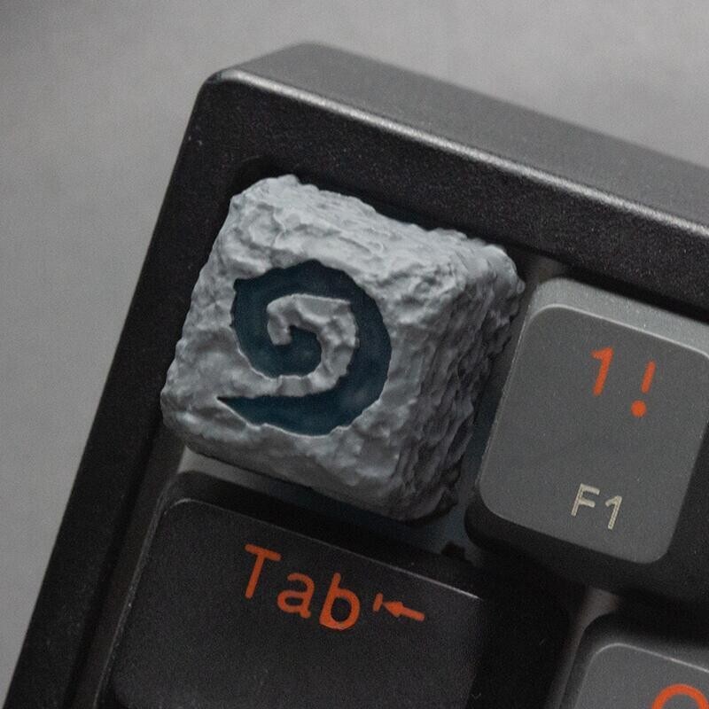 Hearthstone Gaming Design Translucent Resin Mechanical Keyboard Keycaps for Custom RGB Backlit Setup Hearthstone Gaming Design Translucent Resin Mechanical Keyboard Keycaps for Custom RGB Backlit Setup