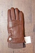 Coach Men's Size S Goat Leather 3 in 1 Luxury Gloves 195 Brown
