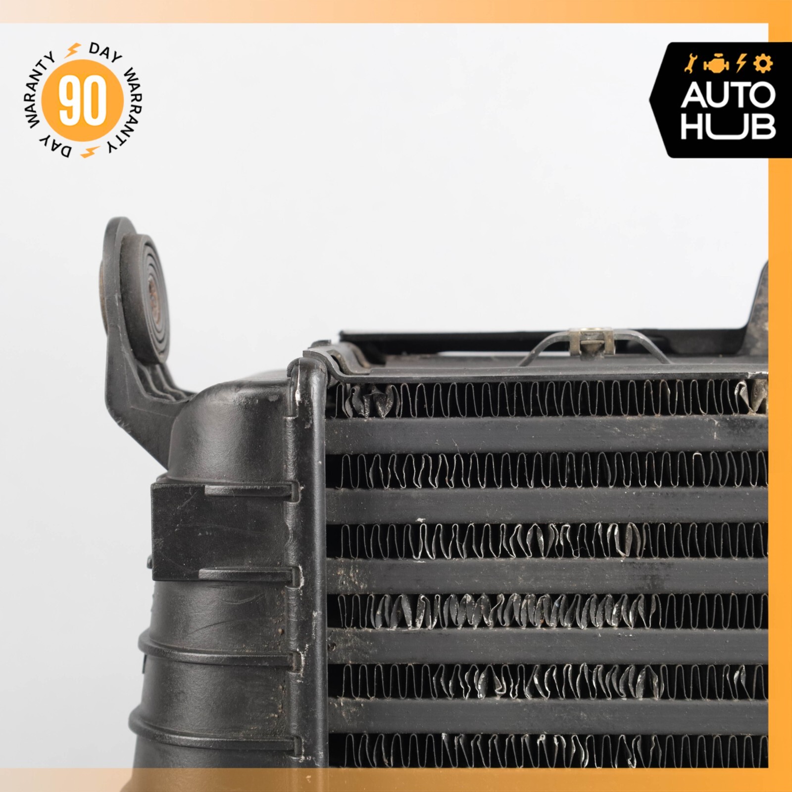 Bentley Continental GTC 6.0L Right Turbo Intercooler Radiator w/ Air Duct OEM
