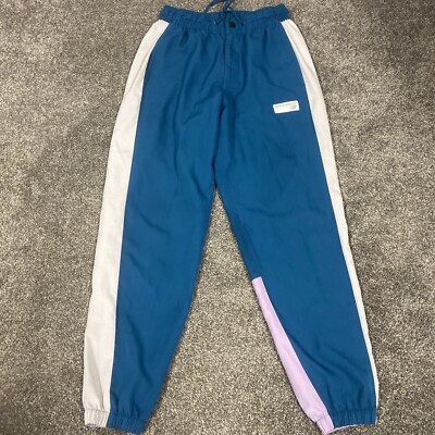 New Balance Sweatpants Jogger Women's Medium M Drawstring Pocket Blue