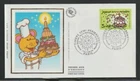 France 1999 SG3585 FDC (Paris)"Happy Birthday"-Cake and Music Notes plus a Mouse