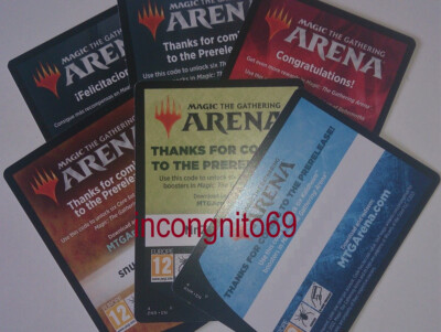 MTGA MTG ARENA CODE CARD 5 Promo Pack Booster 5 CODES MARCH OF THE MACHINE  OFFER | eBay