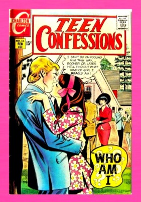 TEEN CONFESSIONS #66, 1971, (1959) CHARLTON COMICS GROUP, VINTAGE ROMANTIC COMIC