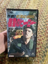 No Dead Heroes VHS Rare Action Japanese AIP Ntsc In English