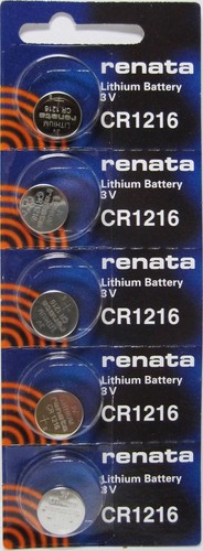 CR 1216 RENATA WATCH BATTERY (2 piece) ECR1216 FREE SHIPPING Authorized Seller - Picture 3 of 4