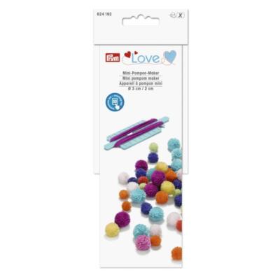Prym Love Mini-Pompon-Maker (für Mini-Bommeln)