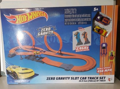 NEW Hot Wheels Slot Car 24.9 ft Track Set, Zero Gravity ...